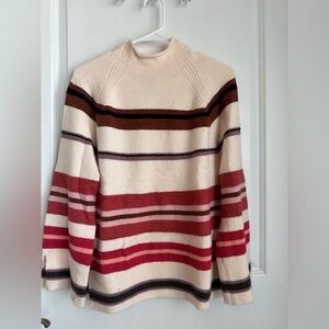LOFT Multicolor Striped Women's Sweater
